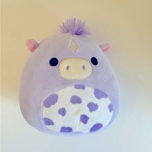 Meadow The Horse Squishmallow Cow Purple Horse Soft Plush Mini 5”‎